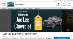 Desktop Screenshot of joeleechevy.com